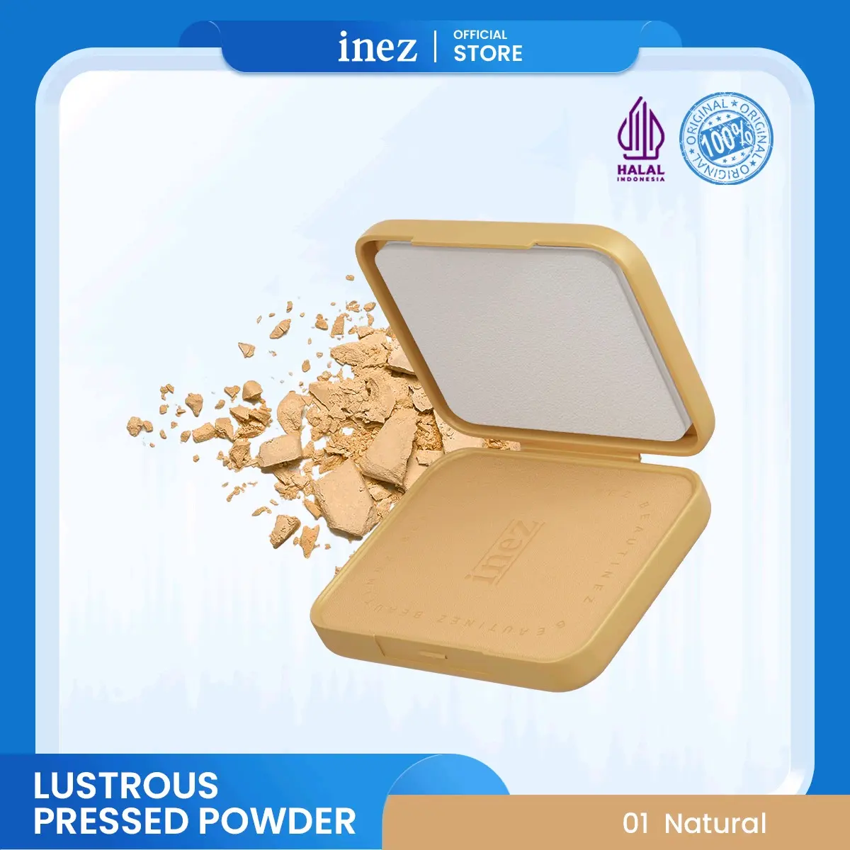 INEZ Bedak Refill LPP / refill gold