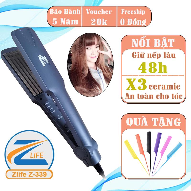 BẢO HÀNH 5 NĂM Máy dập phồng chân tóc Zlife Z339 Máy dập xù bấm tóc,máy làm tóc máy kẹp tóc mini bấm phồng chân tóc tạo kiểu tại nhà dễ dàng giữ nếp lâu