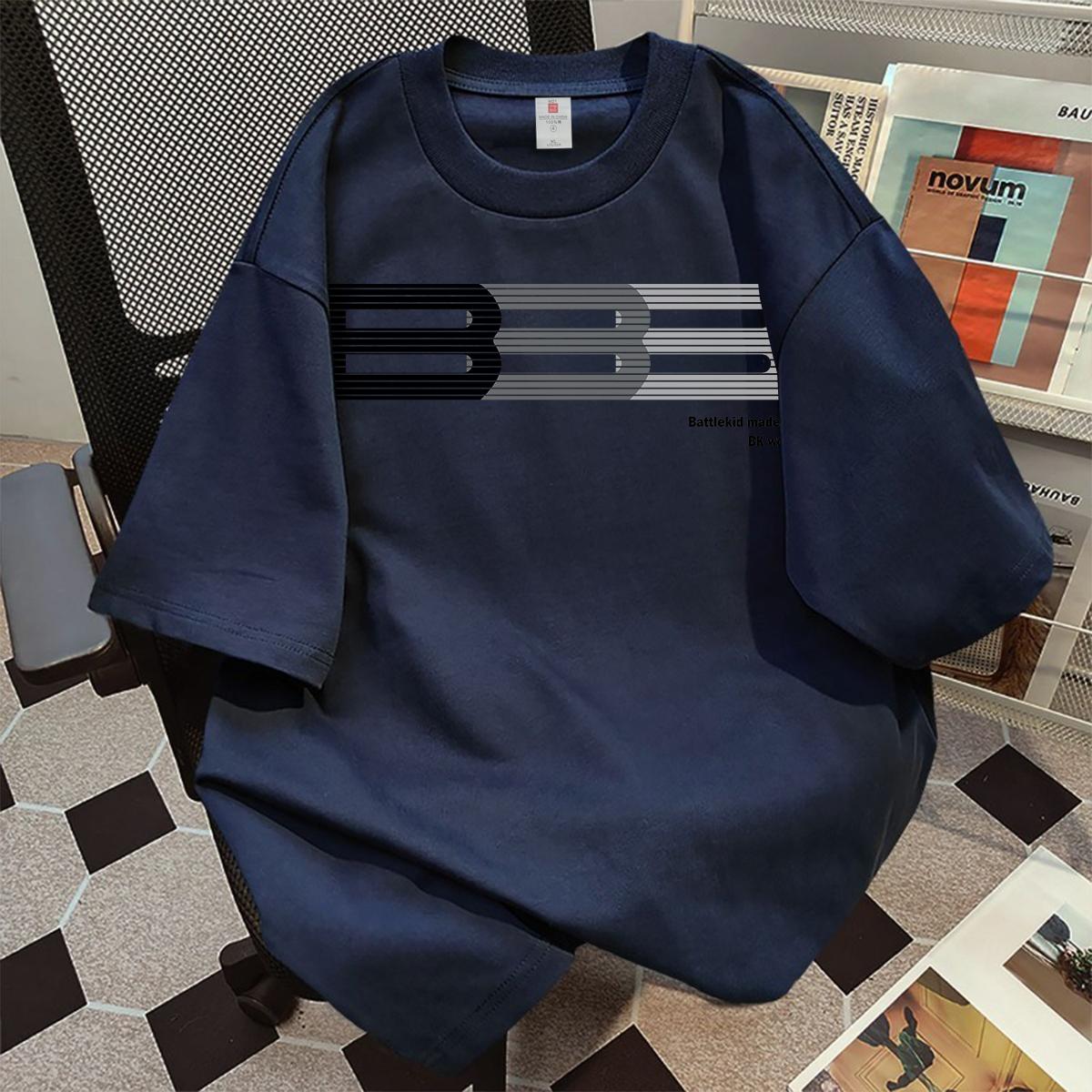 Kaos Katun Trendi Dengan Desain Cetak Grafis Unik, Longgar, Lengan Pendek, Leher Bulat, Unisex. Kaos Katun Trendi Dengan Desain Cetak Grafis Unik, Longgar, Lengan Pendek, Leher Bulat, Unisex.