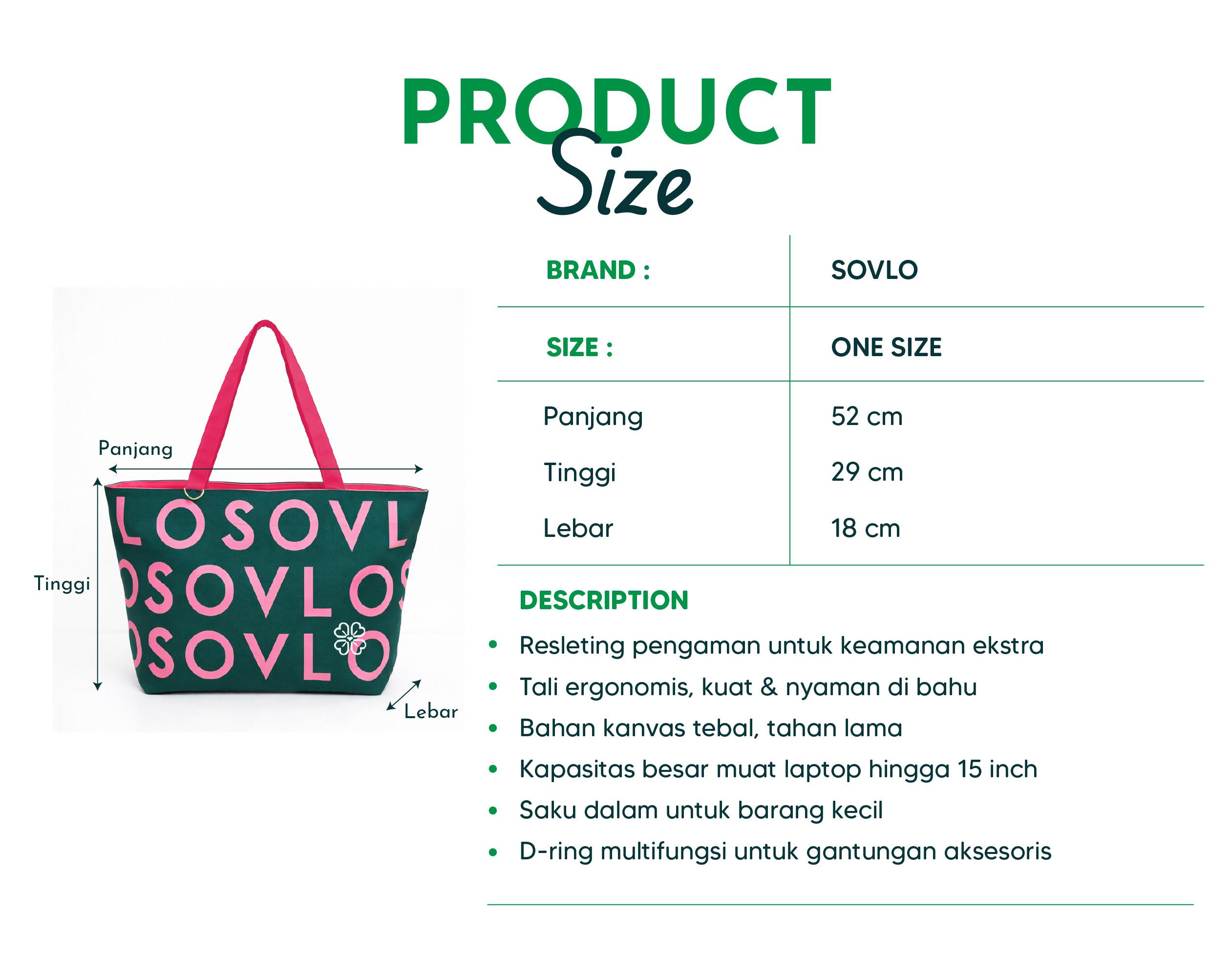 SOVLO Daily Tote Bag Zipper - Tas Kerja Wanita - Tote Bag Kuliah, Kerja, SOVLO Daily Tote Bag Zipper - Tas Kerja Wanita - Tote Bag Kuliah, Kerja,