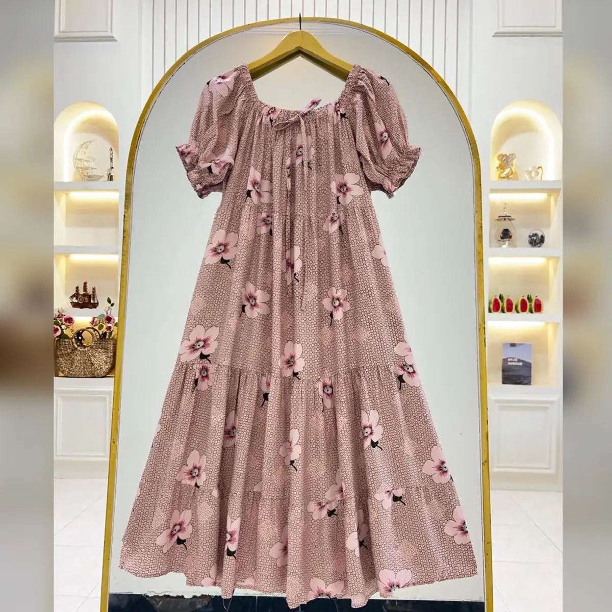 DRESS CELLINE / DASTER KEKINIAN / DRESS SIMPLE BUMIL BUSUI BAHAN RAYON
