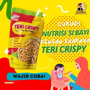 (Sakera) NON MSG TERI CRISPY KALSIUM PROTEIN SNACK MPASI 35g