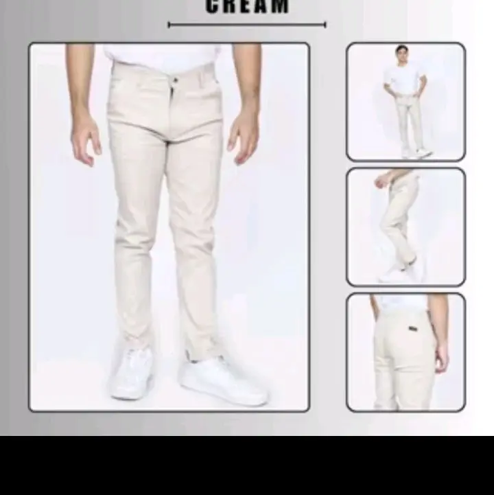 CELANA CHINO PANJANG DEWASA  (FANZA)   Slimfit Katun melar Tebal Lembut Stretchy Chino Premium Distro 4