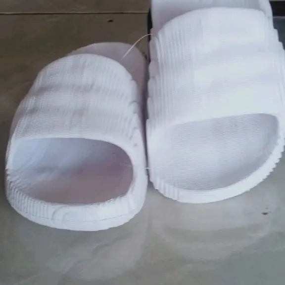 sandal slop putih komplit anak,dewasa.pria wanita Fashion