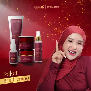PAKET SERIES BRIGHTENING BY MAMITHA GLOW Perawatan Wajah Mencerahkan Memudarkan Flek Menyamarkan Bekas Jerawat
