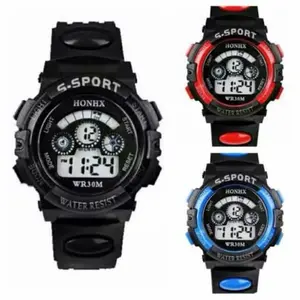 JAM TANGAN ANAK RUBBER S SPORT S 1790 DIGITAL FASHION LED JF038 GROSIR MURAH PRIA WANITA