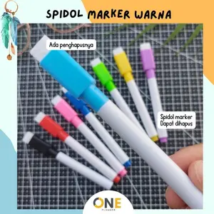 Spidol Marker Warna Dapat Dihapus Dengan Penghapus