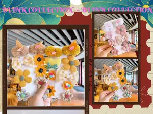 J008 NEW Set Jepit Rambut Anak Motif Boneka Kelinci Lucu untuk Koleksi Anak Warna Tersedia Kelinci A & Kelinci F Ready Stock