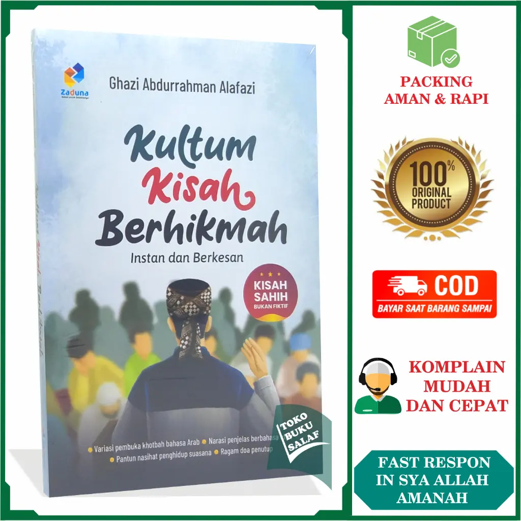 Kultum Kisah Berhikmah Karya Ghazi Abdurrahman Alafazi Buku Kisah Inspiratif Buku Ceramah Khutbah Penerbit Zaduna