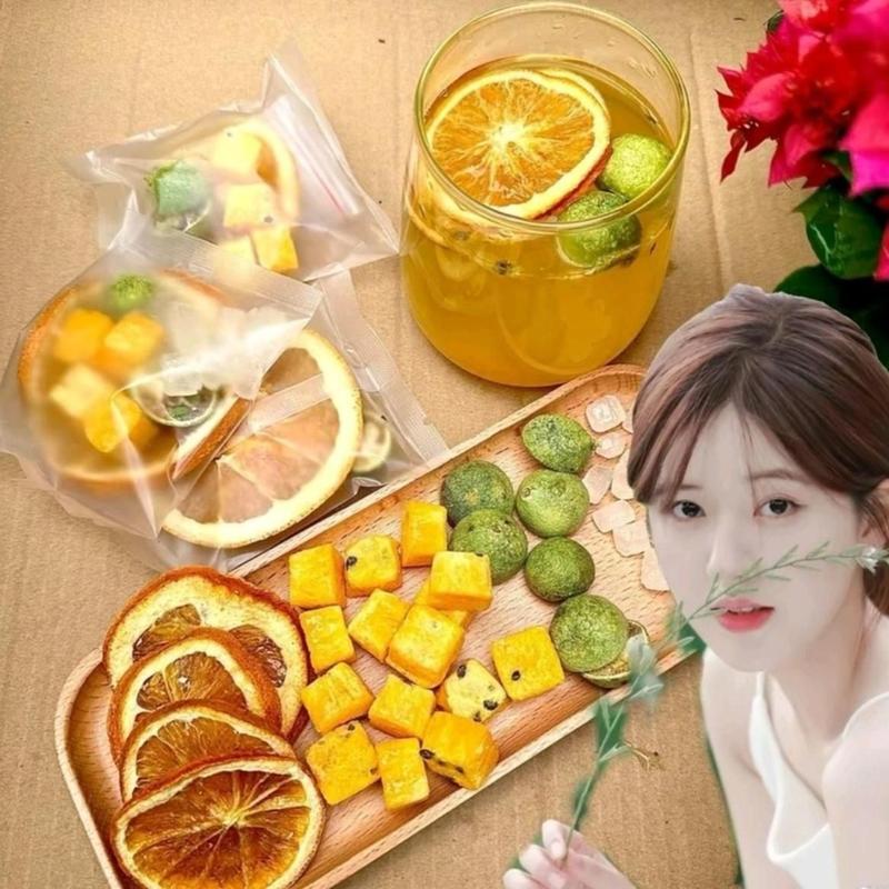 Trà Chanh Dây Kim Quất Detox Thanh Lọc Cơ Thể Làm Trắng Da Giải Nhiệt Mùa Hè (Gói Lẻ Dùng Thử) 3