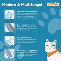 Gambar Zooomies Portable Pet Hair Remover – Alat Pembersih Bulu Hewan Portabel - Putih dari Zooomies Kota Administrasi Jakarta Timur 2 Tokopedia