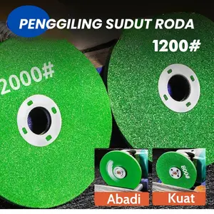 2Pcs Mata Gerinda Halus 1200#, 2000# / Penggiling Sudut Roda Penggiling Peralatan Dapur Rumah Roda Penggiling Roda Penggiling Logam Tebal,  bor rumahan penggilingan profesional