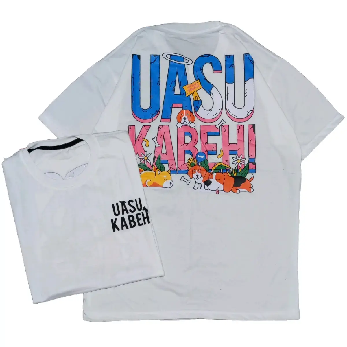Kaos Distro Kaos Cowok Dewasa Series Putih Baju Kaos Cowok Keren Combed Nyaman Tshirt Pria