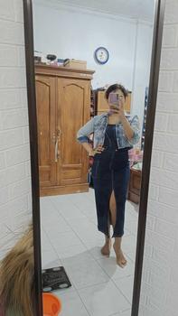 Product Review of Hana Fashion - Sienna Maxi Skirt/ Rok Panjang Wanita - SK250 Rok Denim from s**n 2