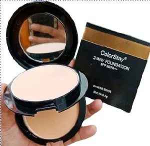 Bedak 2in1 Hitam Foundation + Bedak Padat
