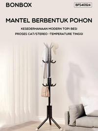 Gambar Bonbox Gantungan Baju Tiang Berdiri Serbaguna Stand Hanger BFS40324 dari MiFun Living Kota Denpasar 4 Tokopedia