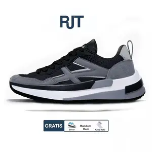 RJT Sepatu Pria/Cowok Sneakers Suedecino 061 Keren Casual Sporty Terbaru Kekinian - Murah