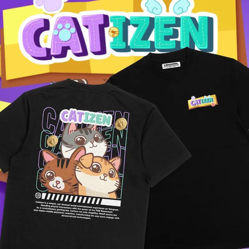 Kaos Crypto Airdrop "Catizen Streetwear" - Cryptocurrency / Alt Coin Crypto / Airdrop Catizen 0
