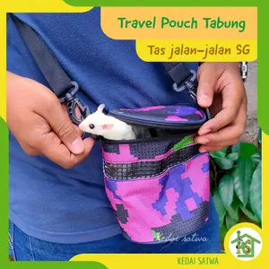 Travel Pouch Tabung Tas Jalan jalan Sugar Glider