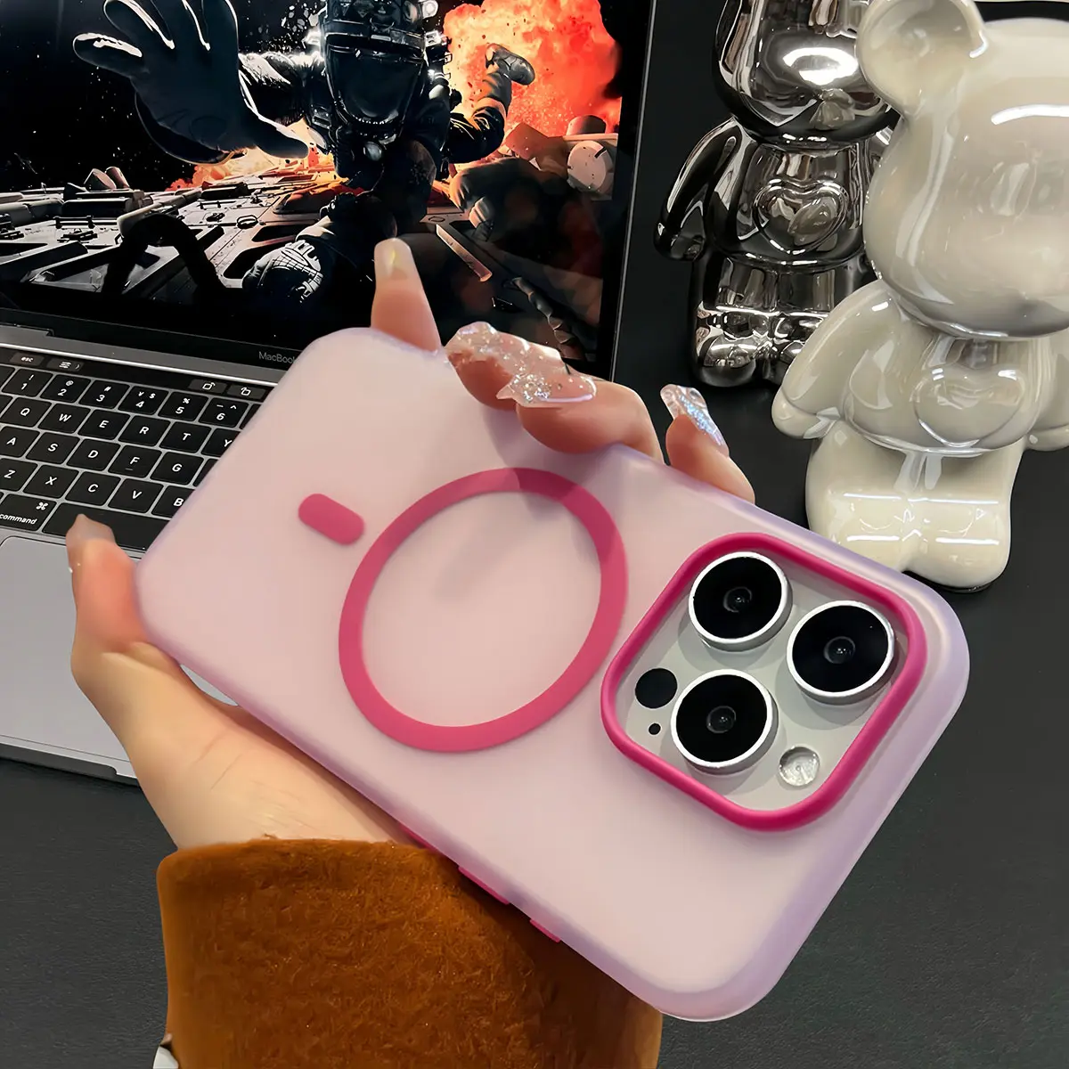 Casing Silikon Magnetik Untuk iPhone 11 12 13 14 15 16 Pro Max 14PLUS 15PLUS 16PLUS Cases Ponsel Sepenuhnya Tertutup Tahan Guncangan Tahan Jatuh Penutup Belakang Lembut