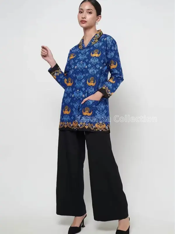 Batik Korpri Lapis Furing / Seragam KorpriI Wanita Terbaru 2023 / Seragam Kerja Batik Wanita Premium // Batik Guru Katun C40s Jumbo batikpns 3