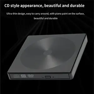 DVD External USB3.0 Reader CD Player Burner Optical Disk Drives For PC Laptop Notebook