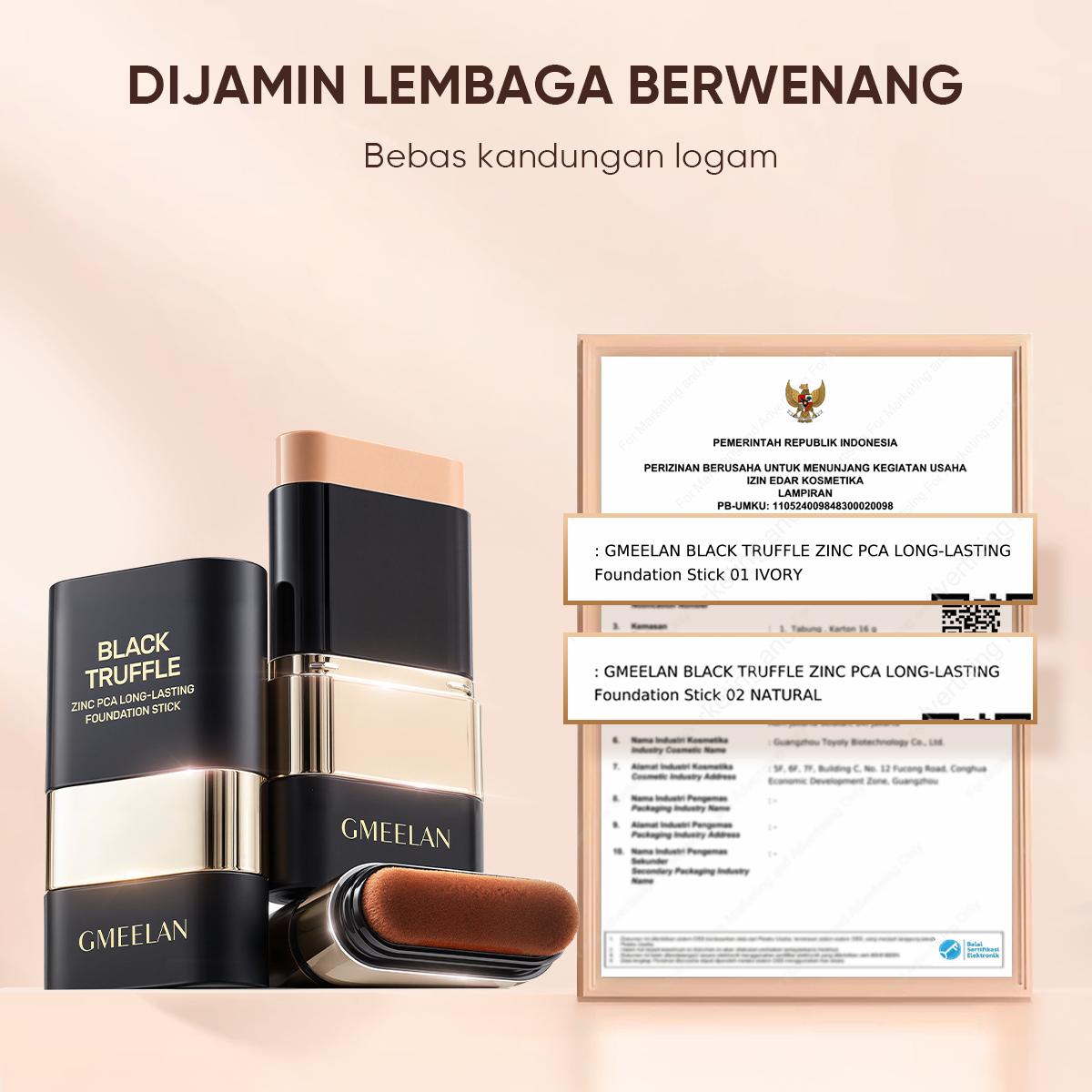 [New Launch] GMEELAN Black Truffle Zinc PCA Long-Lasting Foundation Stick 2-in-1 Flash Makeup 16G