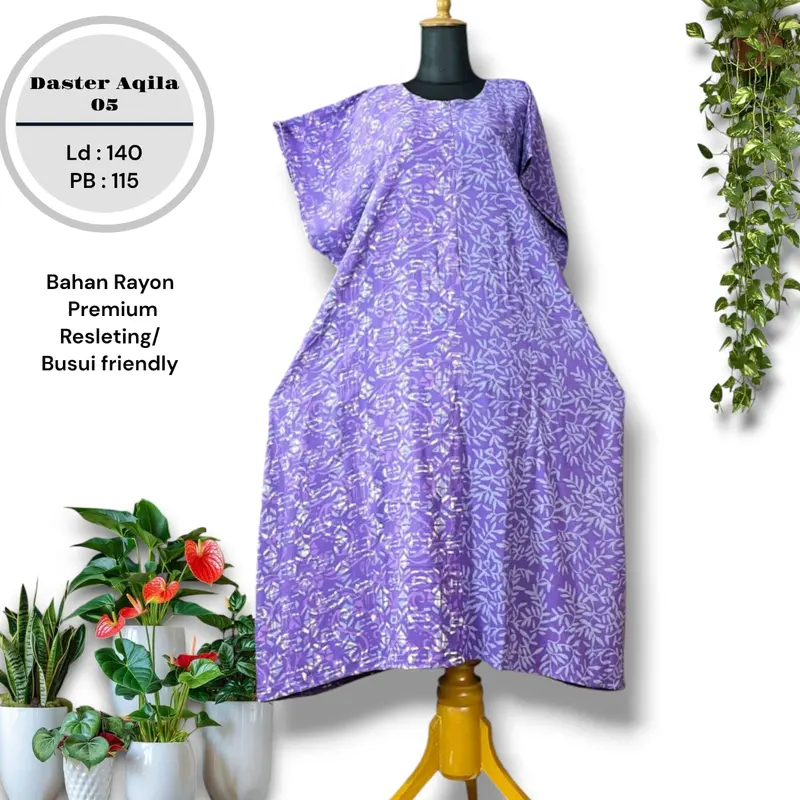 DASTER MIDI AQILA LD140 PB115 BATIK CAP TERBARU MAKSIMAL BB 110 KG WANITA BUSUI & BUMIL FRENDLY ASLI DARI PEKALONGAN MOTIF BUNGA BAHAN RAYON PREMIUM Cantik Pendek Kancing SEO Nyaman Tidur Panjang Kain Standar Katun Dress 4