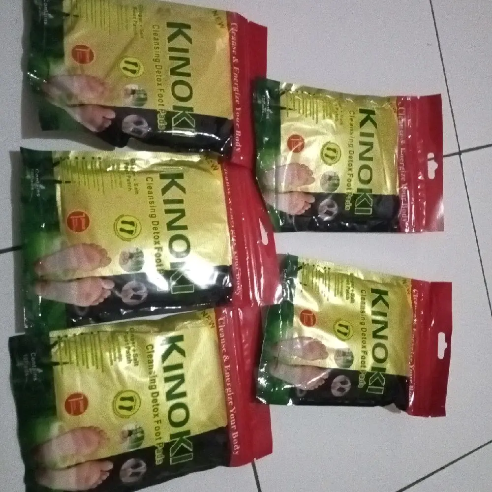 Kinoki Pads Membersihkan & Detoksikasi Kaki Kinoki - Produk Untuk Membersihkan dan Detoksikasi Kaki Anda kinoki detox