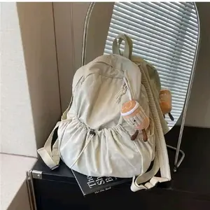 tas ransel backpack serut cringkle wanita remaja sekolah kuliah kampus