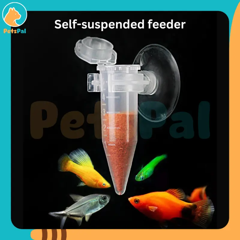 Tempat Makan Ikan Otomatis Mini Pengumpan Pelet Telur Udang Pengumpan Ikan Hias Pengumpan Ikan Kecil Fish Tank Shrimp Egg Feeder Automatic 0