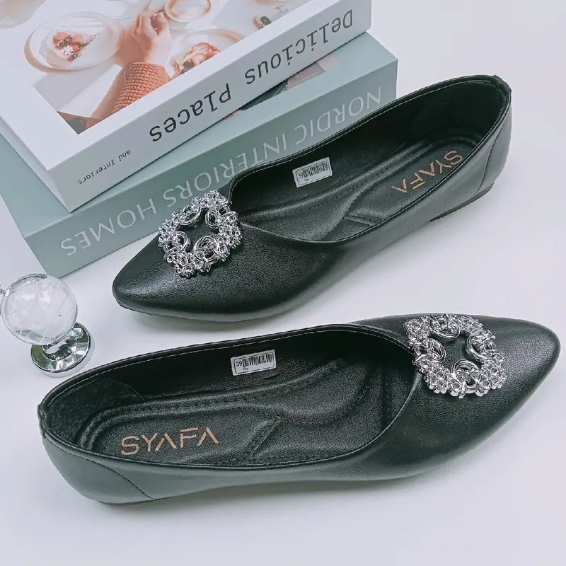 Sepatu flat shoes fresha wanita kerja elegan 2