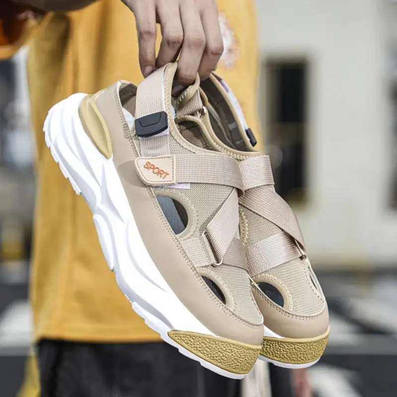 ANTI JEBOL Sepatu Sandal Pria Import 2024 B-2 Terbaru Slipper Summer Kekinian Sendal Kasual Karet 8