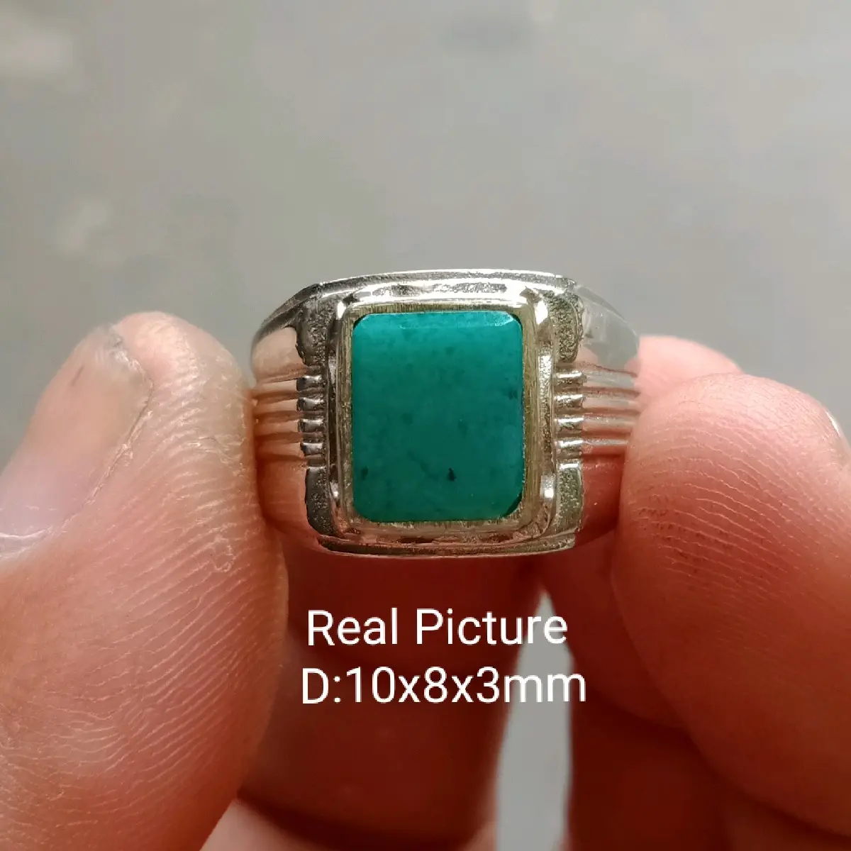 Batu Bacan Doko Natural Model  stempel Oktagon top Quality (Real picturet)Stok 1
