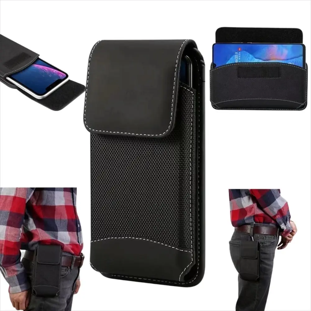 Túi đựng điện thoại dọc bền, túi nylon Colth, kẹp thắt lưng ngang, túi thắt lưng điện thoại di động, túi điện thoại nam, bao da kẹp điện thoại Ốp Điện Thoại