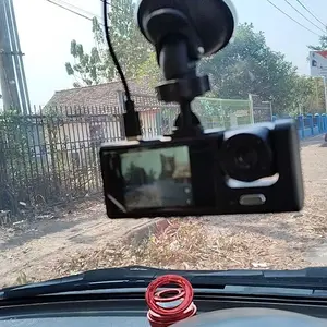 GOBOOX 3 Lens Dashcam Mobil Depan Kabin Belakang 128G HD 1080P WiFi GPS Kamera Camera Mundur Mobil / Night Vision / Loop 24 Jam / G-Sensor / 170° Sudut Lebar / Deteksi Gerakan
