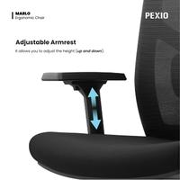 Gambar Pexio Marlo Kursi Kantor Ergonomis Hitam - Hitam dari Pexio Ergonomic Kota Administrasi Jakarta Barat 5 Tokopedia