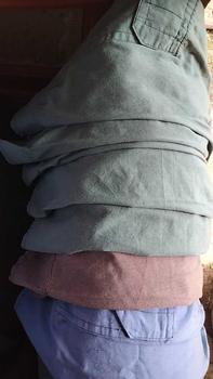 Product Review of 100k Dpt 5Pcs Celana Kanvas Semi Jeans Kolor Harian Santai Abu Cargo Karet Melar Nyaman Lembut Casual Pria from I**h Y**a 0