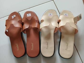 Product Review of Sandal Flat Wanita Fladeo Beli 1 Gratis 1 || Sendal Japit Wanita Terbaru || Sandal Flat Kekinian Keren from M**6 0