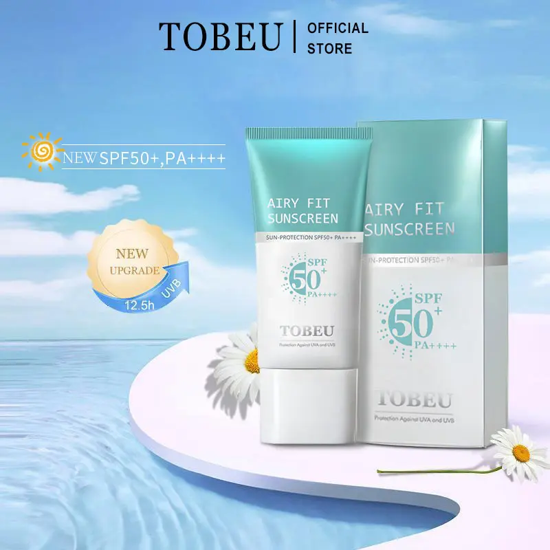 TOBEU Kem Chống Nắng SPF 50 + PA + + + + Bảo vệ mạnh mẽ Trọng Lượng Nhẹ Không Thấm Nước Không Nhờn Làm đều màu da Skincare Sunscreen