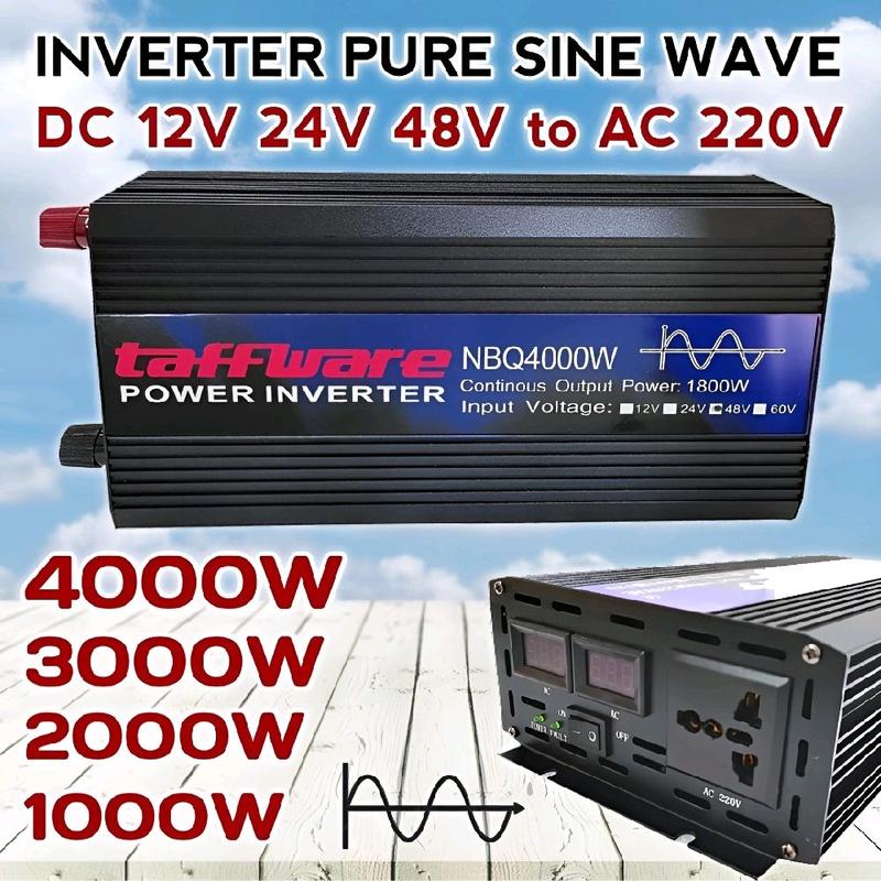 Inverter DC to AC Pure Sine Wave 4000 Watt DC 12V 24V 48V AC 220V PSW ...
