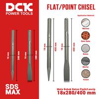 Gambar DCK SDS-Max Chisel / Mata Bobok Beton 18x280/400 mm dari DCK Power Tools Indonesia Kota Administrasi Jakarta Barat 1 Tokopedia