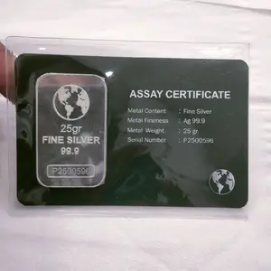 LOGAM PERAK MURNI 999 PERAK BATANGAN FINE SILVER