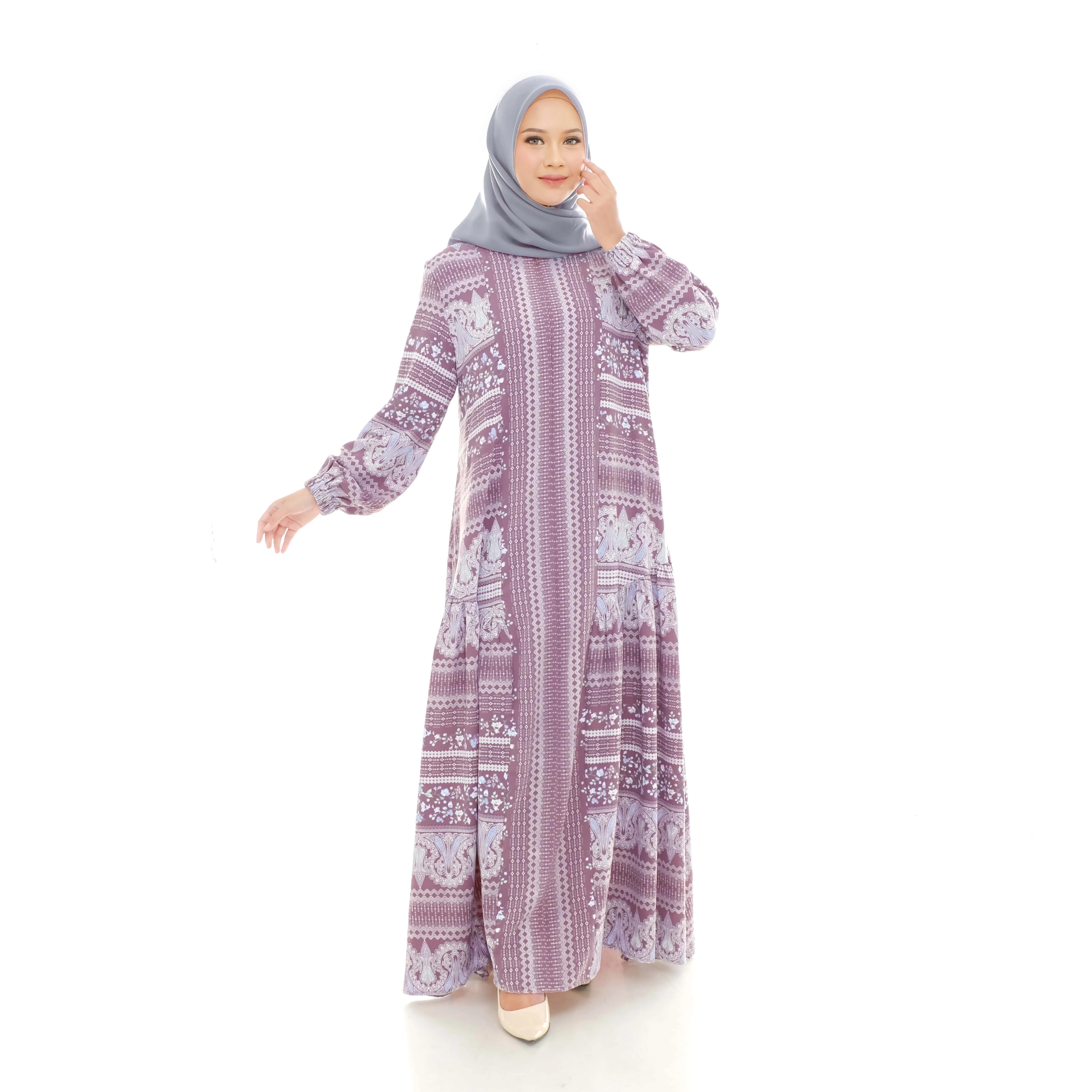 Dress motif wanita elegant Latifa Dress Mahaira Premium Bahan Milova Gamis Kondangan Muslim Pesta Mewah Dewasa Remaja Maxi Syari Lebaran Rayon