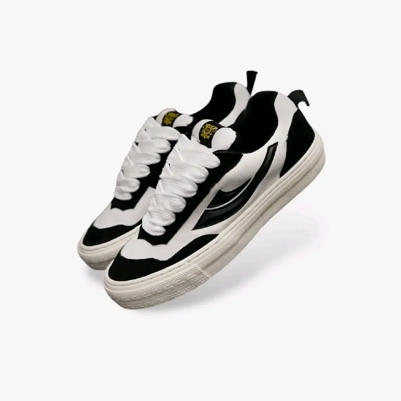 Sepatu pria wanita Sneakers Orca Canvas Casual Shoes Tanpa Hak Hitam Ukuran Sepatu Kasual 36