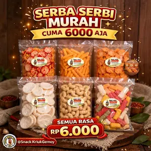 Serba Serbi Murah Cuma 6.000 Semua Rasa Camilan Enak dan Murah
