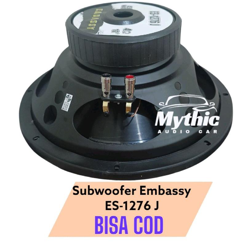 Subwoofer Embassy 1276 J Double Coil New Speaker 12 Inch 450Watts Myhic Audio Car 2