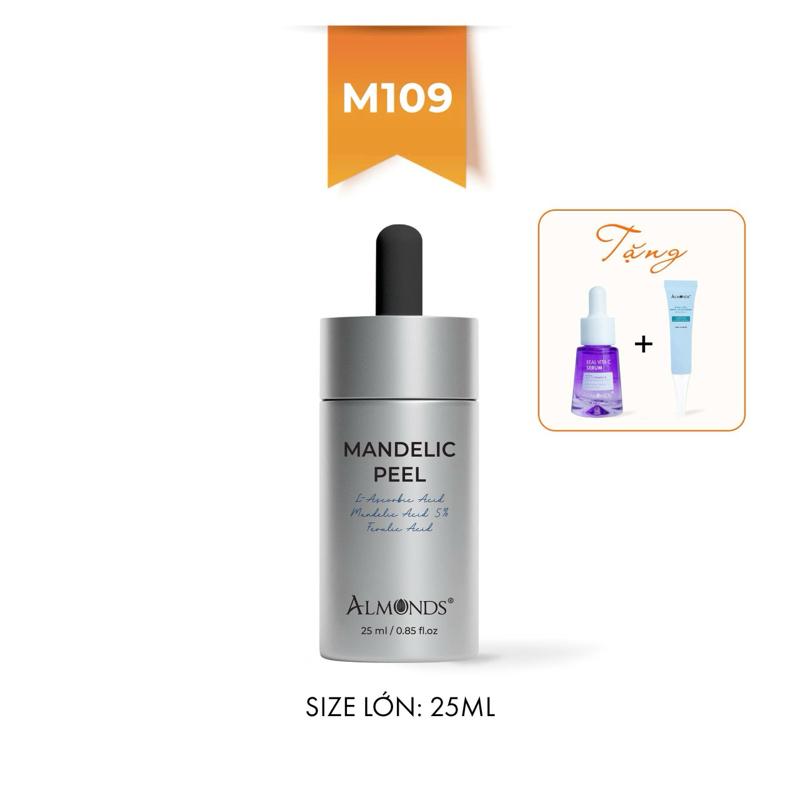 M109 - Serum Peel Mandelic hỗ trợ sáng mịn da (Size LỚN) tặng 1 serum C + chống nắng nhỏ