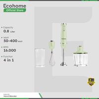 Gambar Ecohome Hand Blender EHB-333 4 in 1 Multi Fungsi - Tiffany Green dari Ecohome Kab. Tangerang 4 Tokopedia