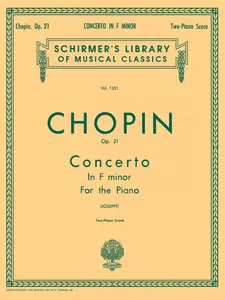 Buku Piano Frederic Chopin - Piano Concerto No.2 In F Minor Op.21